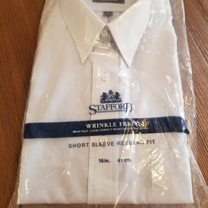 Short Sleeve Light Blue Dress Shirt